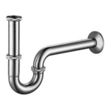 Sifón pre umývadla kovový U-tvar 5/4", MSO, CH14