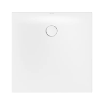 BetteFloor Side sprchová vanička z glazovanej titánovej ocele 900x900x30 mm, Biela, 3381-000T1