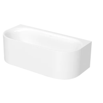 BetteLux Oval I Silhouette voľne stojaca vaňa k stene z glazovanej titánovej ocele s povrchovou úpravou GlazePlus 1800x850x575 mm, Biela, 3416-000CWVVS,PLUS