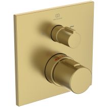 CERATHERM 100 Vaňová termostatická podomietková batéria Diel 2, kartáčované zlato,A7522A2