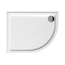 JIKA TIGO Sprchová vanička, asymetrická, ľavá, biela matná, 1000x800x45 mm, Biela, H2102100000001