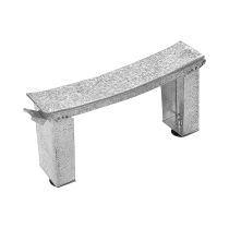 JIKA DIVERSE Kovové nastaviteľné nohy pre vaňu Praga, Biela, H2940130000001