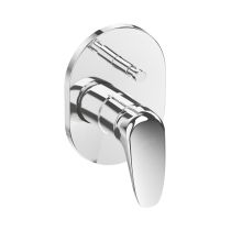 JIKA DEEP BY JIKA Vaňová podomietková batéria s prepínačom, Chróm, H3211U60040001