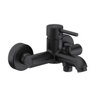 JIKA MIO STYLE Vaňová nástenná batéria, bez sprchovej sady, Čierna matná, H3212F77164001