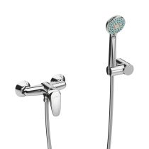 JIKA DEEP BY JIKA Sprchová nástenná batéria so sprchovým príslušenstvom, Chróm, H3311U70041311