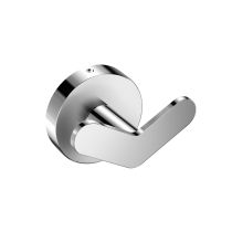 JIKA MIO STYLE Dvojitý háčik na uteráky, Chróm, H3812F30040101