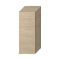 JIKA MIO Stredná skrinka, 1 dvere ľavé/pravé, 2 sklenené police, 321x319x810 mm, Jaseň, H43J7111303421