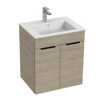 JIKA CUBE Skrinka, vr. umývadla 550x430 mm, 2 dvere, 540x422x607 mm, Jaseň, H4536111765141