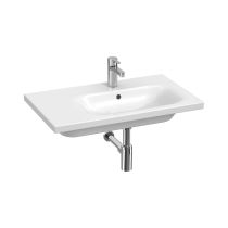 JIKA MIO-N Asymetrické umývadlo, odkladacia plocha vľavo, 750x450x150 mm, Biela, H8117110001041