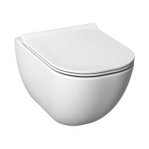 JIKA MIO-N Závesné WC, Rimless, horizontálny odpad, 530x360x350 mm, Biela, H8207140000001
