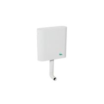 JIKA MODUL Plastová nádržka s detským motívom, bočný prívod vody, 380x118x370 mm, Biela, H8937110000001