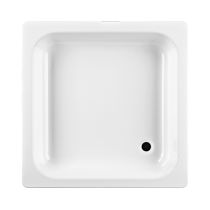 JIKA SOFIA Sprchová vanička, oceľová, štvorcová, 800x800x135 mm, Biela, H2140800000001