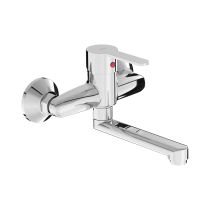 JIKA LYRA SMART Drezová nástenná batéria, ramienko 150 mm, Chróm, H3111Z70042201