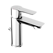 JIKA PONTA STYLE Umývadlová stojanková páková batéria, automatický výpust, pevný výtok 104 mm, Cold Start, 290x172x82 mm, Chróm, H3112H10041111