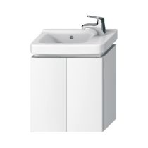 JIKA CUBITO-N Skrinka pod asymetrické umývadielko 450 mm, 2 dvere, 440x241x480 mm, Biela, H40J4202005001