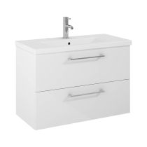 JIKA PONTA Skrinka pod umývadlo 800 mm, 2 zásuvky, 386x800x530 mm, Biela, H40J5244025001