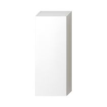 JIKA MIO Stredná plytká skrinka, 1 dvere ľavé/pravé, 2 sklenené police, 320x155x810 mm, Biela, H43J7141305001