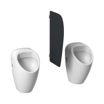 JIKA SPLIT Pisoárová deliaca stena, vr. montážneho príslušenstva, 400x6x690 mm, Šedá 301, H44J6010003011