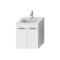 JIKA CUBE Skrinka, vr. umývadla 550x430 mm, 2 dvere, 540x422x607 mm, Biela, H4536111763001