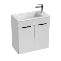 JIKA CUBE Skrinka, vr. umývadla 600x340 mm, 2 dvere, 590x327x607 mm, Biela, H4536311763001