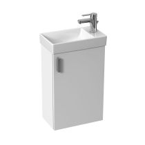 JIKA PETIT Skrinka, 1 dvere ľavé/pravé, vr. umývadlá 400x230 mm, 386x221x585 mm, Biela, H45J5111753001