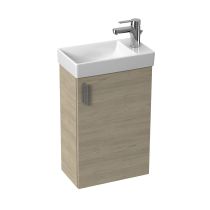 JIKA PETIT Skrinka, 1 dvere ľavé/pravé, vr. umývadlá 400x230 mm, 386x221x585 mm, Jaseň, H45J5111755141