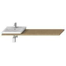 JIKA CUBITO-N Atypická umývadlová doska 650-1600 mm, Dub 519, H46J4230115191