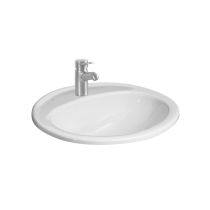 JIKA IBON Zhora zápustné umývadlo, 520x410x185 mm, Biela, H8130100001041