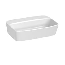 JIKA LYRA PLUS Umývadlová misa, obdĺžniková, s armatúrnou doskou, 550x400x165 mm, Biela matná 757, H8183827571121