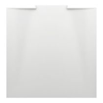 LAUFEN NIA Sprchová vanička, štvorcová, odtok do steny, Marbond, 800x800x28 mm, Biela 000, H2100300000001