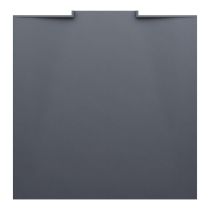 LAUFEN NIA Sprchová vanička, štvorcová, odtok do steny, Marbond, 800x800x28 mm, Antracit 078, H2100300780001