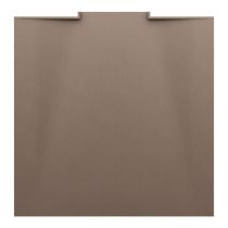LAUFEN NIA Sprchová vanička, štvorcová, odtok do steny, Marbond, 800x800x28 mm, Kávová matná štruktúrovaná 129, H2100301290001