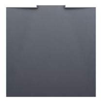LAUFEN NIA Sprchová vanička, štvorcová, odtok do steny, Marbond, 900x900x28 mm, Antracit 078, H2100310780001