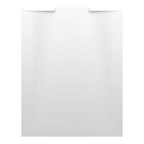 LAUFEN NIA Sprchová vanička, obdĺžniková, odtok do steny, Marbond, 1000x800x30 mm, Biela 000, H2100320000001