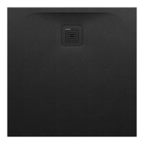 LAUFEN LAUFEN PRO Sprchová vanička, štvorcová, s odtokom na boku, Marbond, 800x800x29 mm, Čierna 080, H2109500800001