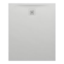 LAUFEN LAUFEN PRO Sprchová vanička, obdĺžniková, s odtokom na kratšej strane, Marbond, 1100x900x33 mm, Svetlo šedá 077, H2129550770001
