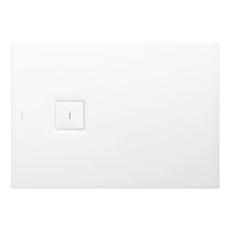 LAUFEN SOLUTIONS Sprchová vanička, obdĺžniková, s odtokom na boku, Marbond, 1000x700x38 mm, Biela 000, H2134410000001