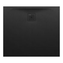 LAUFEN LAUFEN PRO Sprchová vanička, obdĺžniková, s odtokom na dlhšej strane, Marbond, 900x800x30 mm, Čierna 080, H2149500800001
