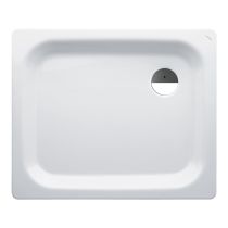 LAUFEN PLATINA Oceľová sprchová vanička, hrúbka 3,5 mm, 900x750x65 mm, Biela matná 757, H2150137570401