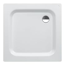 LAUFEN PLATINA Oceľová sprchová vanička, hrúbka 3,5 mm, 1000x1000x65 mm, Biela matná 757, H2150147570401