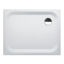 LAUFEN PLATINA Oceľová sprchová vanička, 1000x800x25 mm, Biela matná 757, H2150407570401