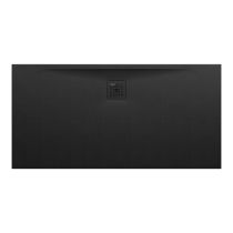 LAUFEN LAUFEN PRO Sprchová vanička, obdĺžniková, s odtokom na dlhšej strane, Marbond, 1400x700x30 mm, Čierna 080, H2159540800001