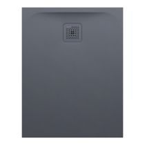 LAUFEN LAUFEN PRO Sprchová vanička Marbond s odtokom na boku, 900x700x28 mm, Antracit 078, H2169560780001