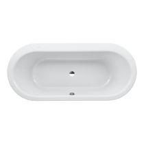 LAUFEN SOLUTIONS Oválna vaňa, vstavaná verzia, sanitárny akrylát, 1700x750x460 mm, H2225100000001