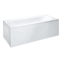 LAUFEN SOLUTIONS Obdĺžniková vaňa s L-panelom ľavá, s konštrukciou, sanitárny akrylát, 1700x750x620 mm, H2235350000001