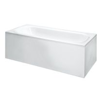 LAUFEN SOLUTIONS Obdĺžniková vaňa s L-panelom, pravá, s konštrukciou, sanitárny akrylát, 1700x750x620 mm, H2235360000001