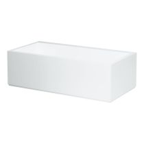 LAUFEN Kartell LAUFEN Vaňa, voľnes stojaca, materiál Sentec, s plochou pre armatúru, s prepadom na čelnej strane, s Hubsystémom, 1700x860x440 mm, H2243320006161