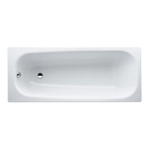 LAUFEN MODERNA PLUS Oceľová vaňa, hrúbka 3,5 mm, s protihlukovou izoláciou, objem 92 l, 1600x700x395 mm, H2251400000401