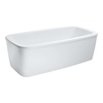 LAUFEN PALOMBA COLLECTION Vaňa, samostatne stojaca s konštrukciou a vonkajším opláštením, objem 170 l (okraj vane 40 mm), 1800x900x455 mm, H2318000000001