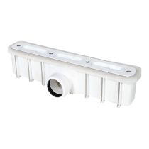 LAUFEN LAUFEN PRO S Lineárny sifón pre sprchové vaničky PRO S, výška vodného stĺpca 30 mm, 385x125x75 mm, Biela 000, H2901820000001